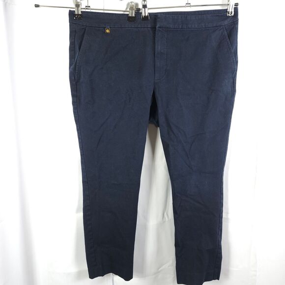 Lauren Ralph Lauren Womens 16 38x24 Navy Blue Career Ankle Dress Pants Trousers - Picture 1 of 8